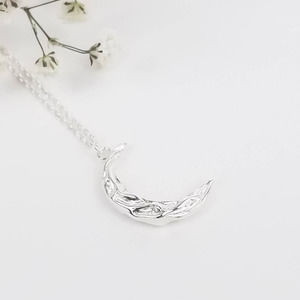 Moon Necklace | Sterling Silver